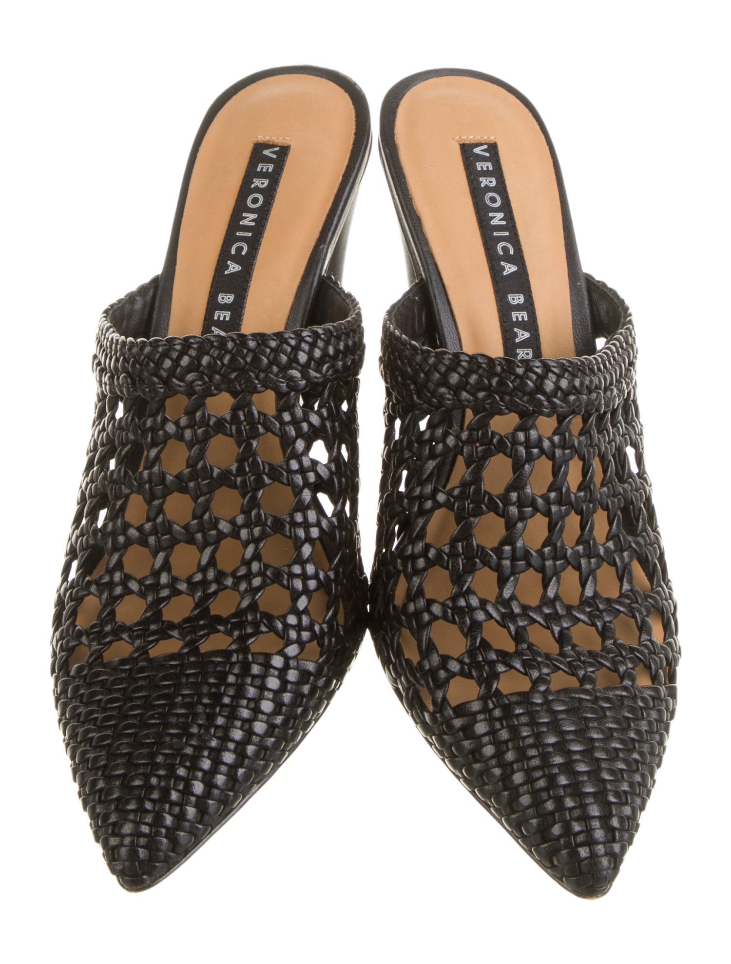 Veronica Beard Leather Mules